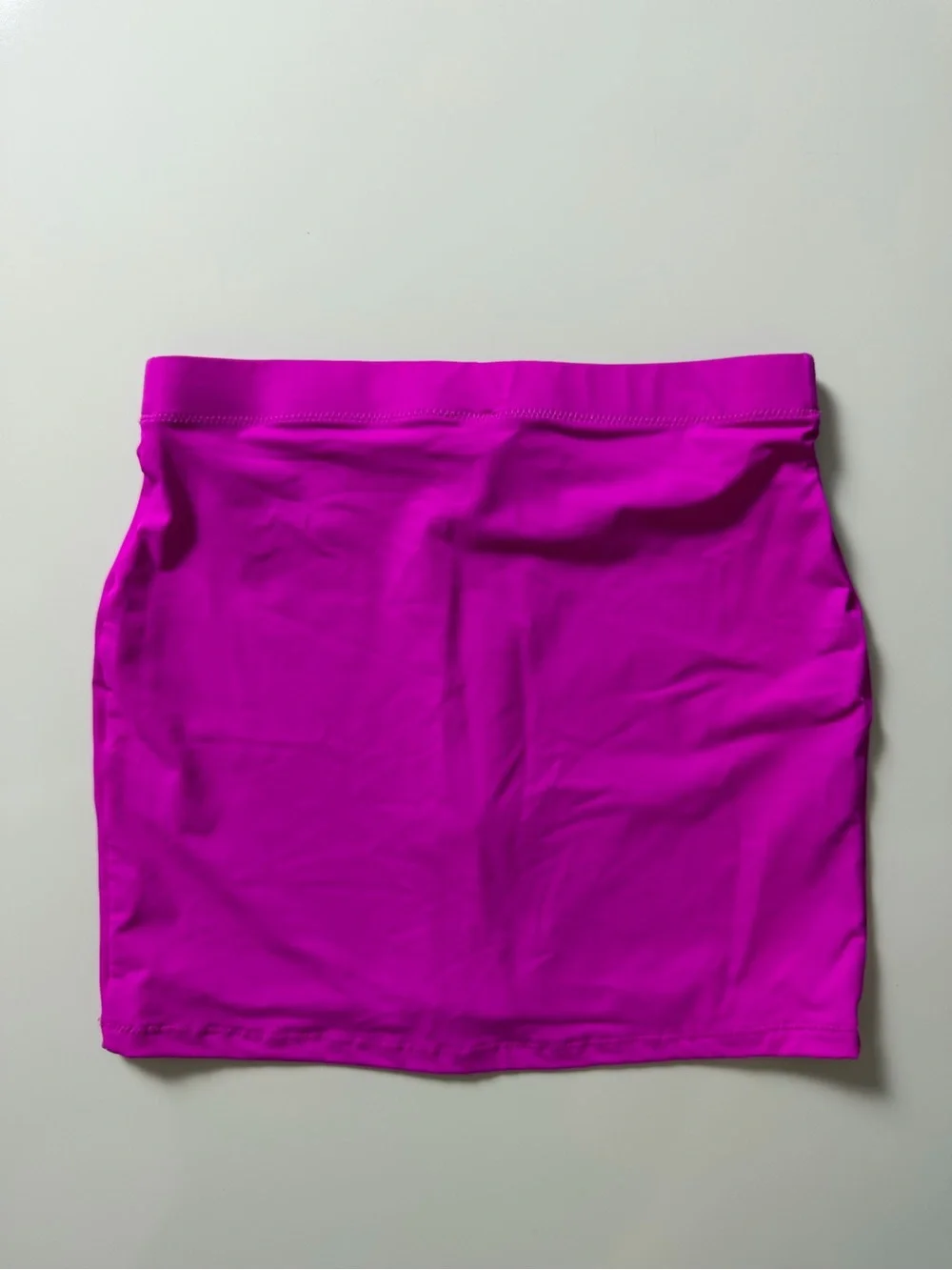 Skims Sporty Zipper Swim Skirt Cover Up, Hibiscus Hot Pink, Size M